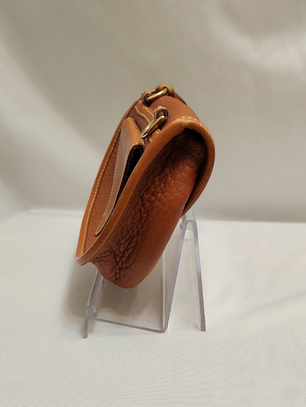 Vintage Dooney & Bourke Leather Calvery Mini Belt Bag Crossbody Bag - Picture 6 of 16